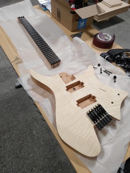 The Un-assembled guitar