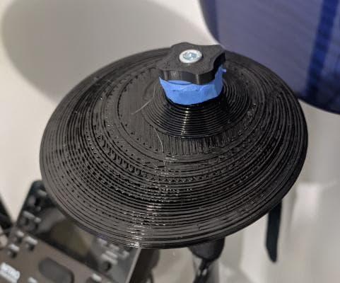 3D Printed cymbal for electronic drums