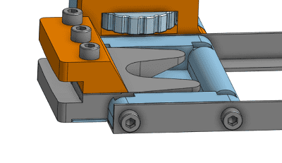 A simple hoop clamp for the Open Source Drum Pedal V2