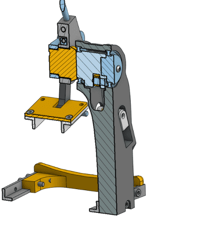 Single piece vertical housing