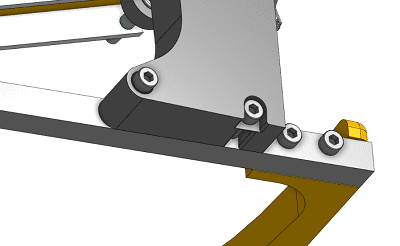 Single piece vertical housing