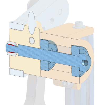 608ZZ bearing main axis