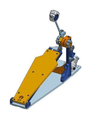 Open Source Drum Pedal V7